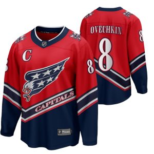 Washington Capitals Pelipaita Alexander Ovechkin 2021 Reverse Retro Special Edition Punainen